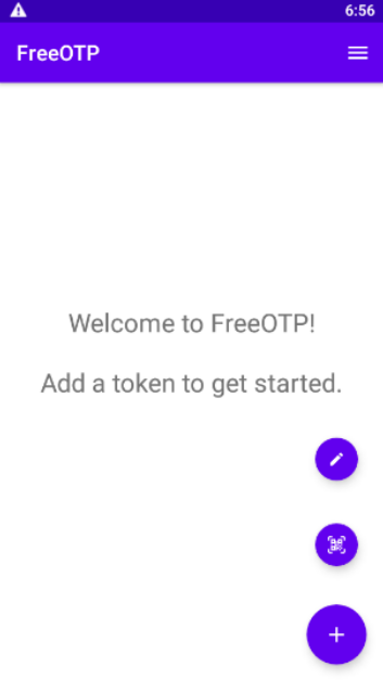 QR code scan in FreeOTP